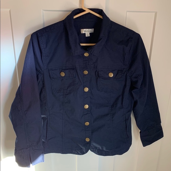 Dress Barn Jackets & Blazers - Dress Barn Blue XL button jacket